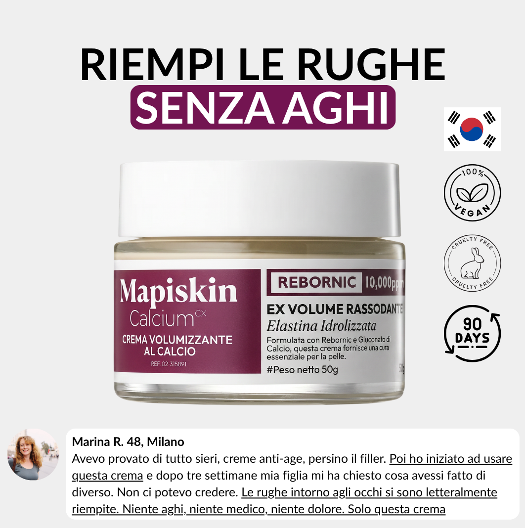 Crema Anti-Età al Calcio e Collagene